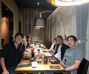 吉田歯科医院年1度の有志による贅沢食事会