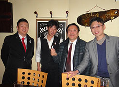 細川教授 後藤先生との勉強会&食事会