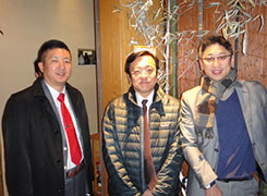 細川教授 後藤先生との勉強会&食事会