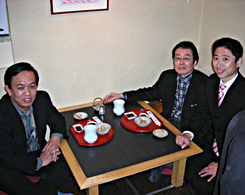 勉強会の後の食事会