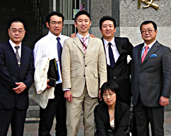外傷歯学会の幹部のDrの方々と